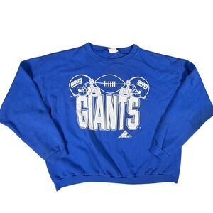 Vintage NY Giants NFL Football Apex One Sweatshirt Mens XL Blue Graphic Crewneck